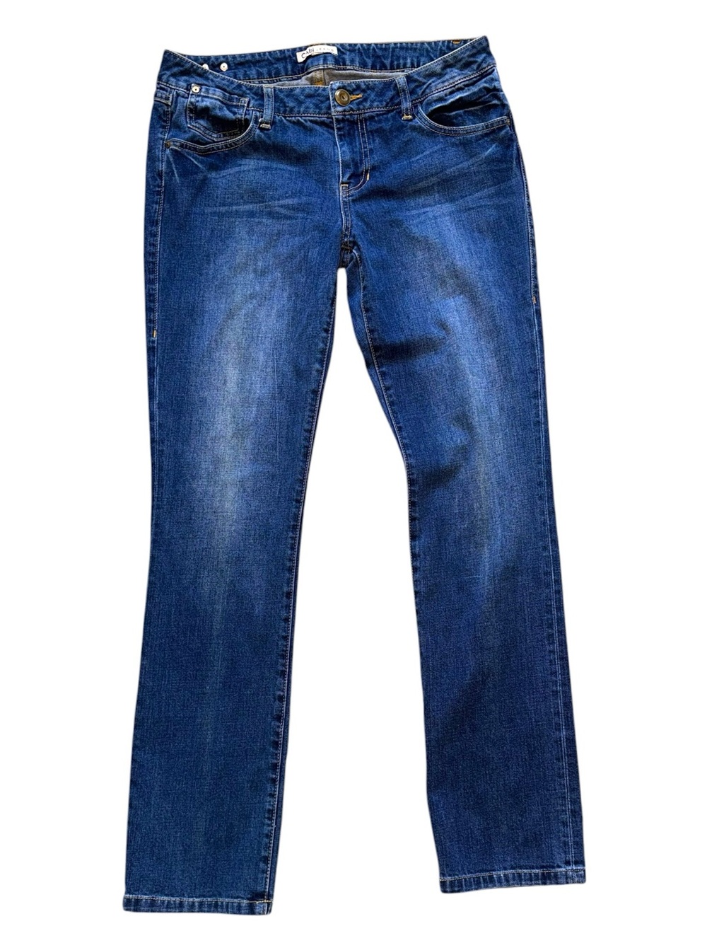 Cabi Jeans Style 514 Blue Denim Straight Leg - Size 10